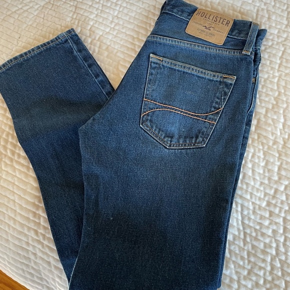 HOLLISTER JUNIOR BOY BLUE JEANS - Picture 4 of 13